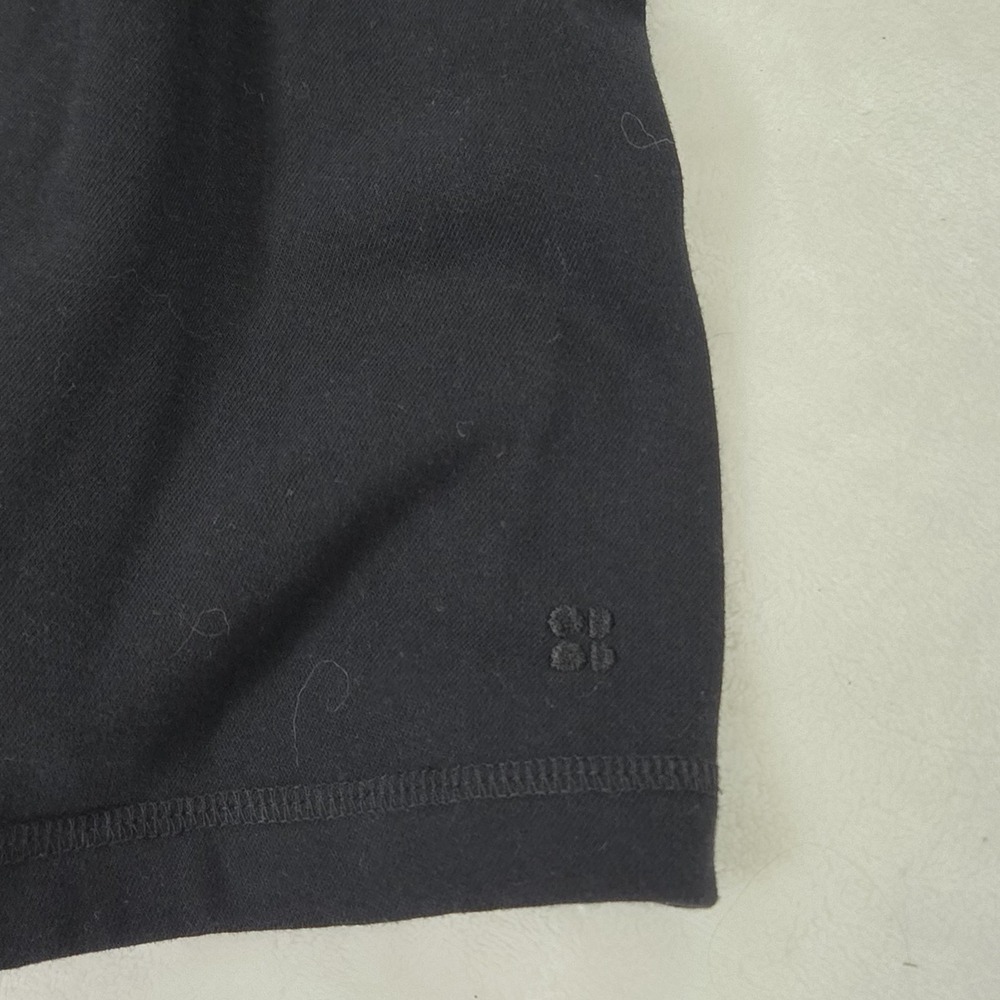 Anthopologie Sweaty Betty Revive T-Shirt Fit & Flare Athleisure Black Dress Sz 4 - Picture 8 of 14
